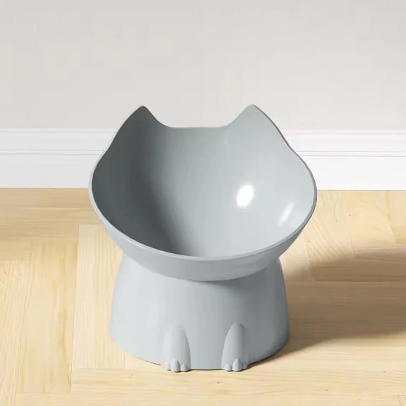 CuubeHub Raised Anti-Tip Pet Bowl
